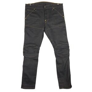 G Star RAW 5620 3D Slim Fit Dark Wash Jeans Mens Size 34x32 (Fits 35x30)